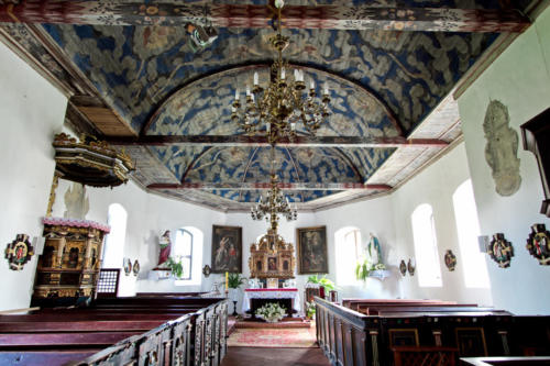 Jarszewo – wnętrze kościoła wiejskiego 